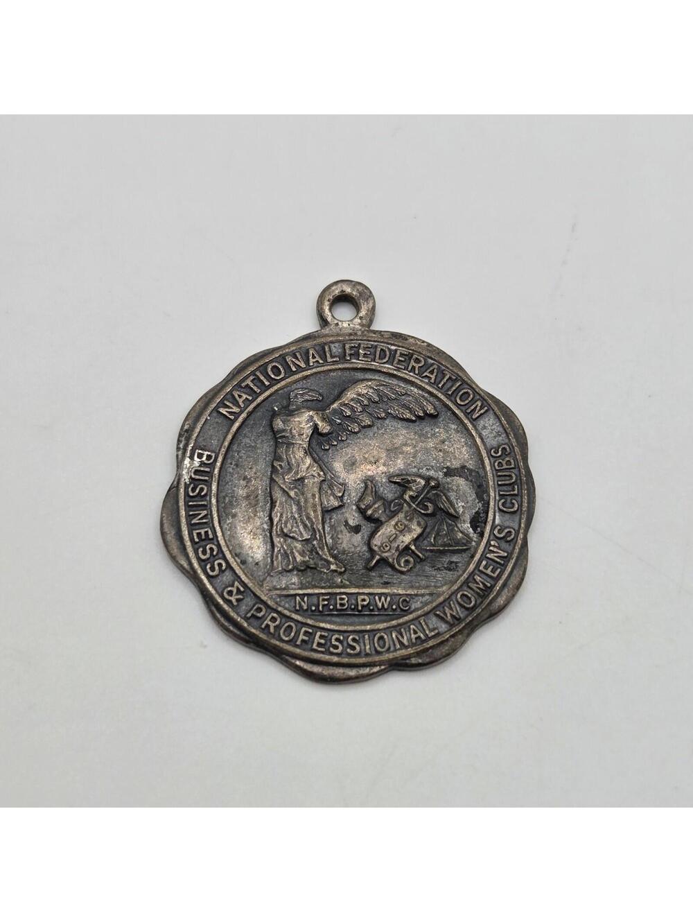 Vintage NFBPWC National Federation Business & Professional Women's Club Medal